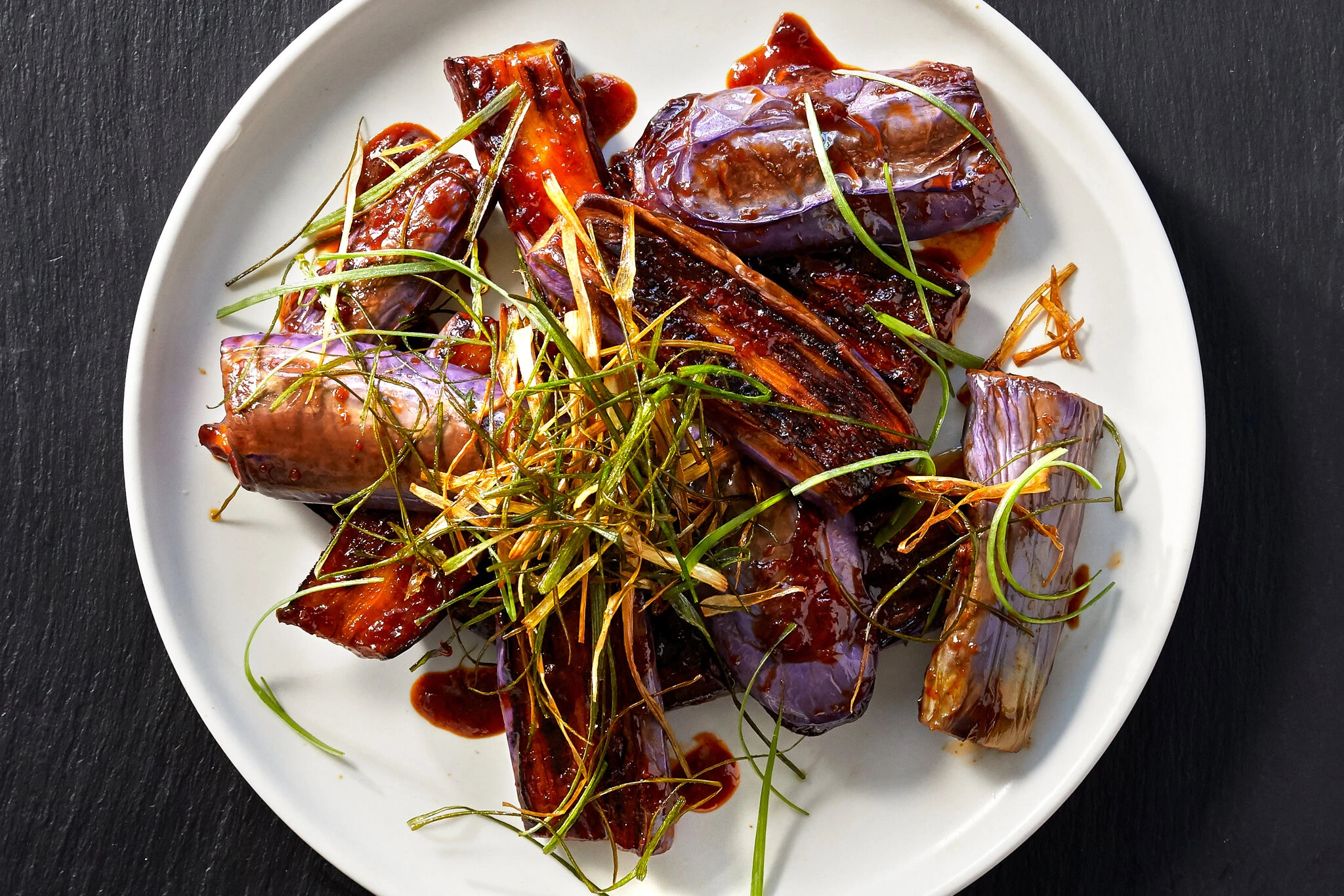 Gochujang-Glazed Eggplant